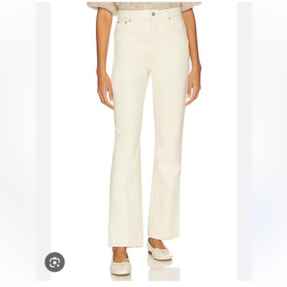 A.L.C Christy jean in off white size 28